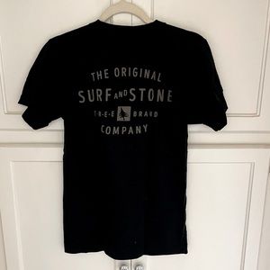 Hippy tree black T-shirt